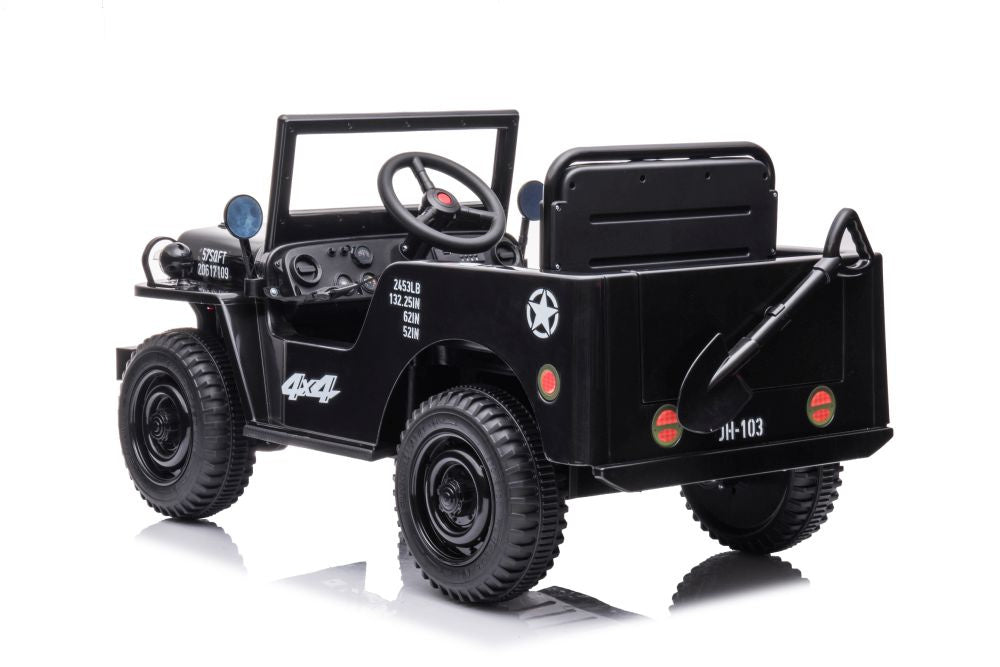 Elektrické auto na akumulátor JH 103 – černé 4x4