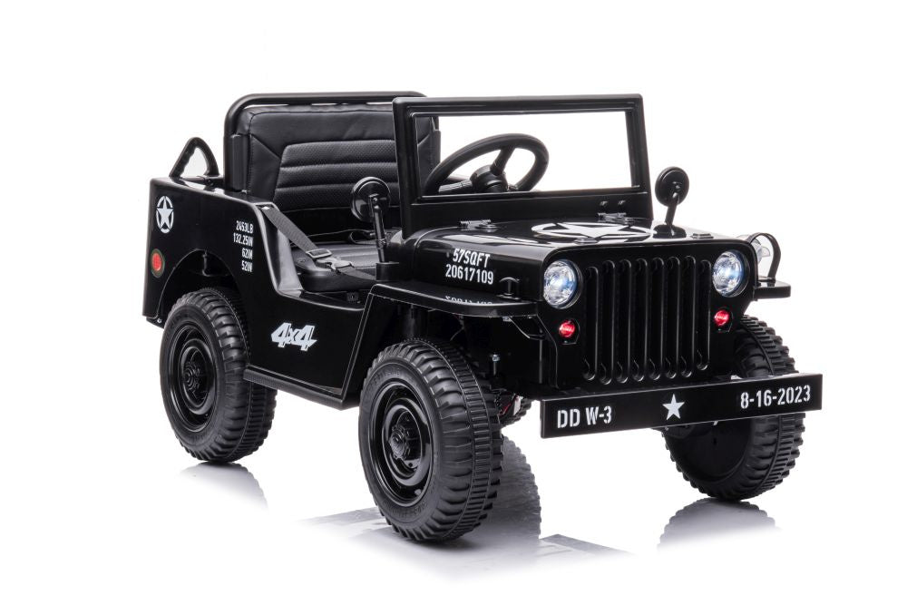 Elektrické auto na akumulátor JH 103 – černé 4x4