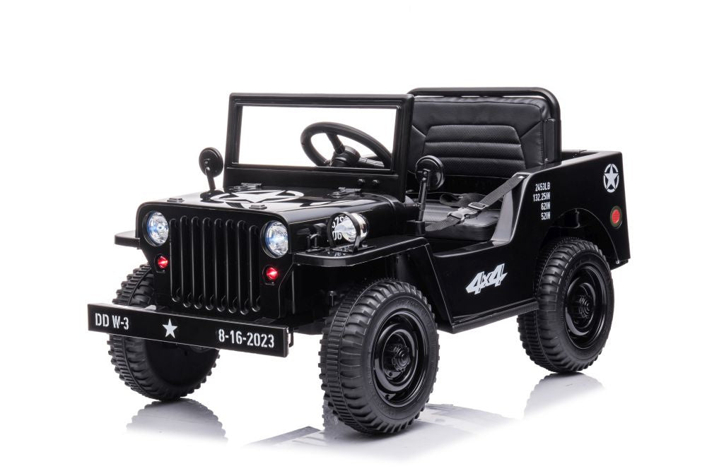 Elektrické auto na akumulátor JH 103 – černé 4x4