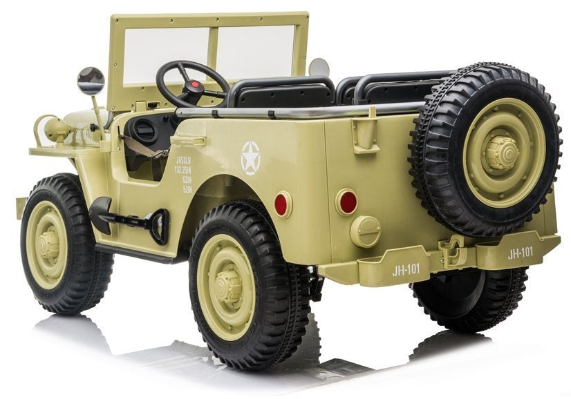 Elektrické auto na akumulátor JH101 khaki