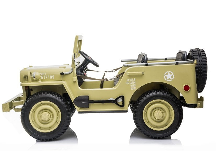 Elektrické auto na akumulátor JH101 khaki