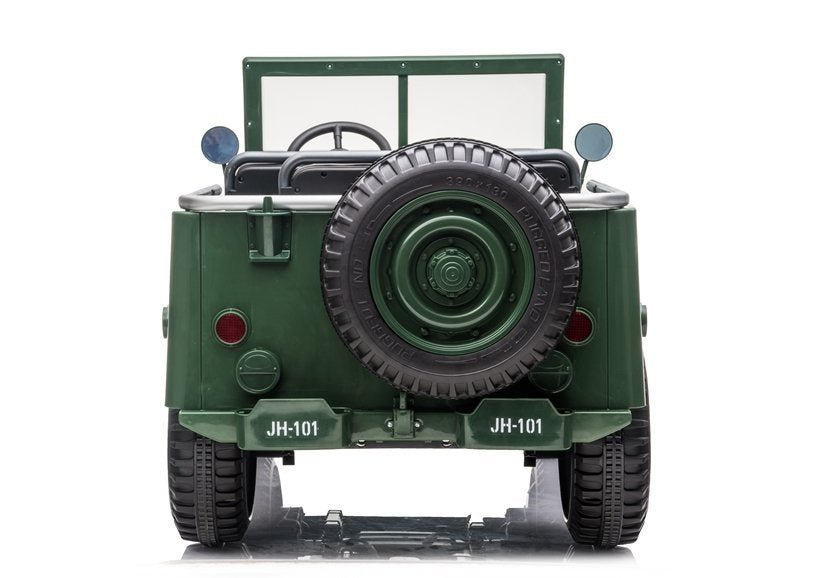 Elektrické auto na akumulátor JH101 vojenské moro