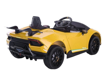 Elektrické auto na akumulator Lamborghini Huracan žluté