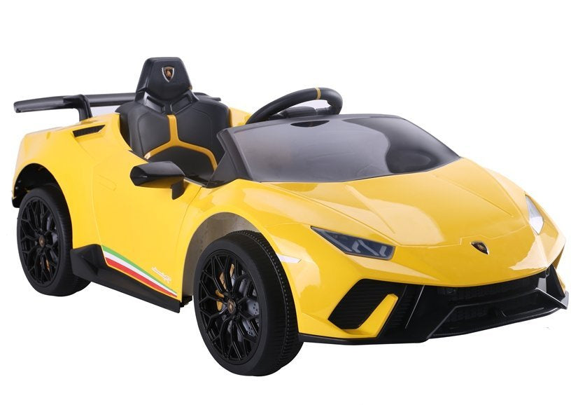 Elektrické auto na akumulator Lamborghini Huracan žluté