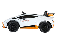 Elektrické auto na akumulátor Lamborghini STO DRIFT bílé