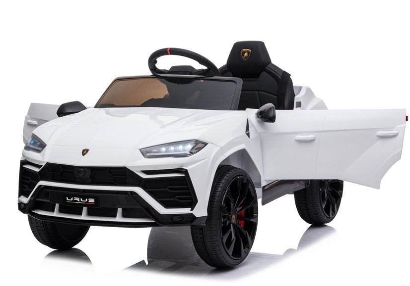 Elektrické auto na akumulátor Lamborghini Urus s pilotem bílé