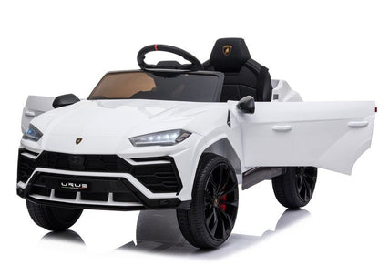 Elektrické auto na akumulátor Lamborghini Urus s pilotem bílé