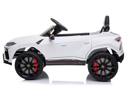 Elektrické auto na akumulátor Lamborghini Urus s pilotem bílé