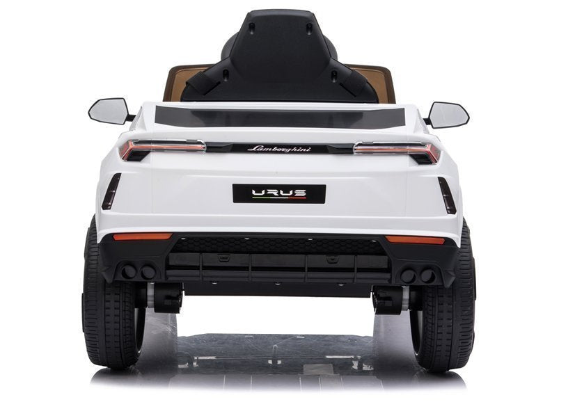 Elektrické auto na akumulátor Lamborghini Urus s pilotem bílé