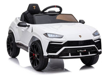 Elektrické auto na akumulátor Lamborghini Urus s pilotem bílé