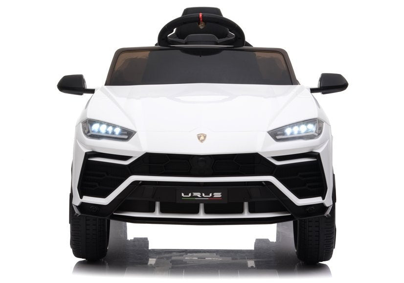 Elektrické auto na akumulátor Lamborghini Urus s pilotem bílé