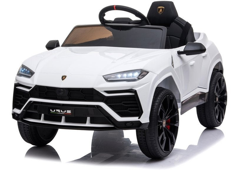 Elektrické auto na akumulátor Lamborghini Urus s pilotem bílé