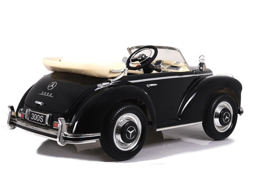 Elektrické auto na akumulátor Mercedes 300S s dálkovým ovládáním černé