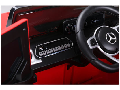 Elektrické auto na akumulátor Mercedes G500 s dálkovým ovládáním červené