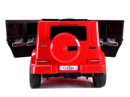 Elektrické auto na akumulátor Mercedes G500 s dálkovým ovládáním červené