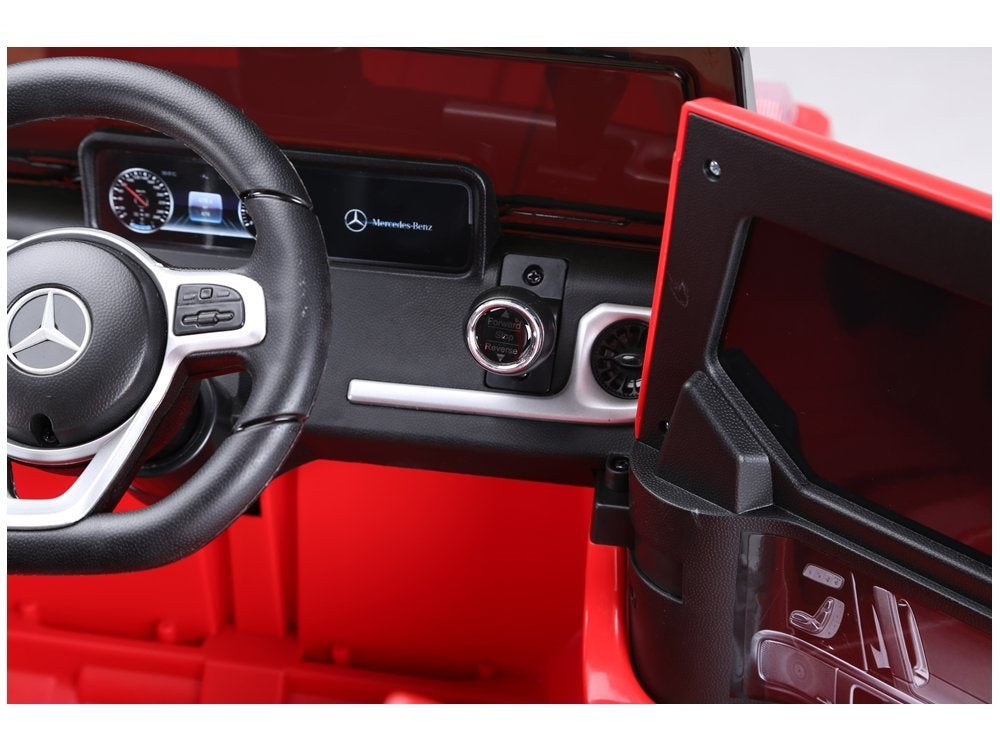 Elektrické auto na akumulátor Mercedes G500 s dálkovým ovládáním červené