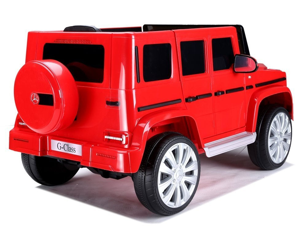 Elektrické auto na akumulátor Mercedes G500 s dálkovým ovládáním červené