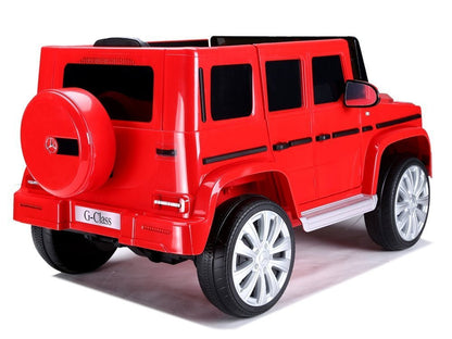 Elektrické auto na akumulátor Mercedes G500 s dálkovým ovládáním červené