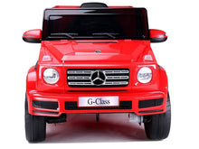 Elektrické auto na akumulátor Mercedes G500 s dálkovým ovládáním červené