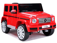Elektrické auto na akumulátor Mercedes G500 s dálkovým ovládáním červené