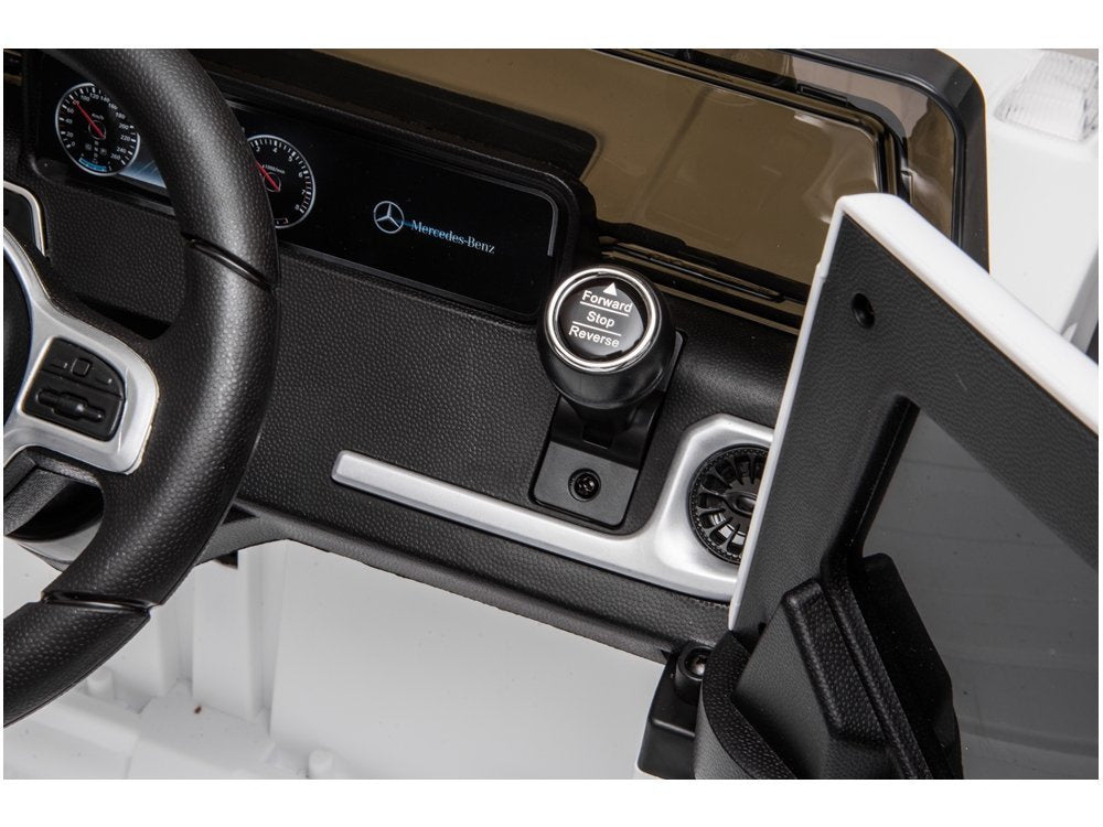 Elektrické auto na akumulátor Mercedes G500 s dálkovým ovládáním bílé