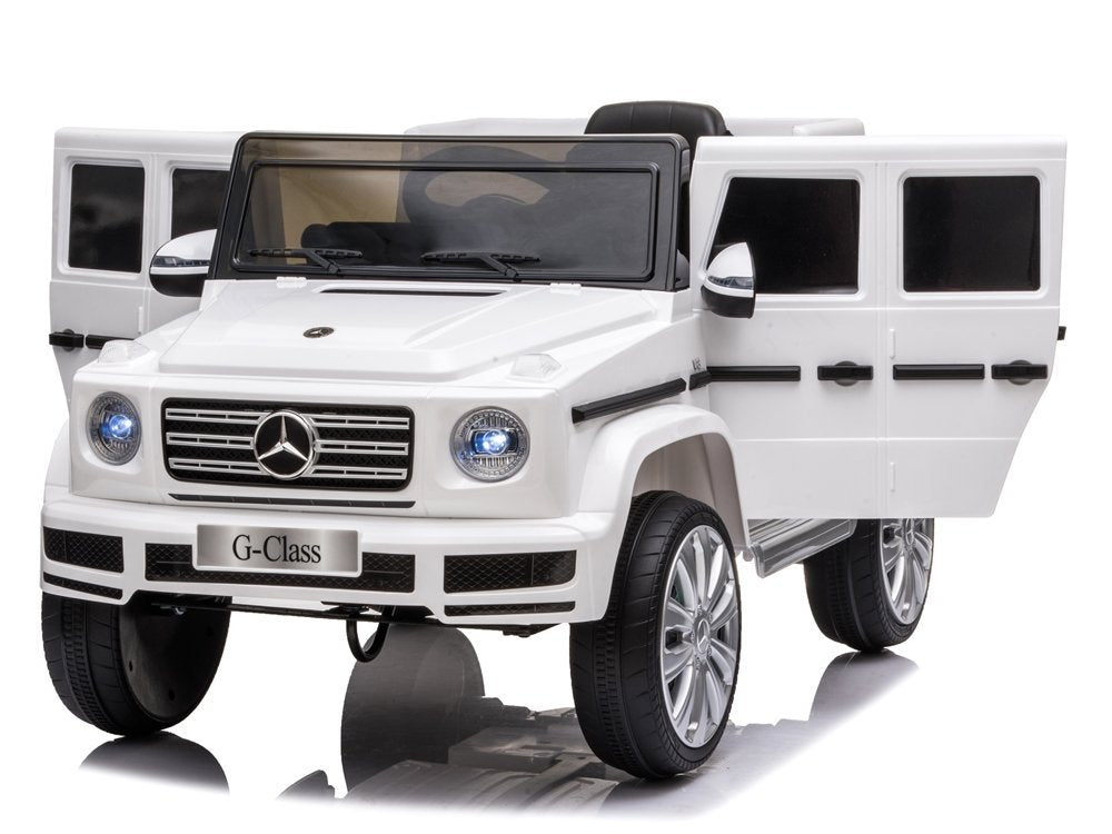 Elektrické auto na akumulátor Mercedes G500 s dálkovým ovládáním bílé