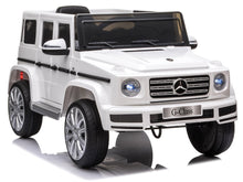 Elektrické auto na akumulátor Mercedes G500 s dálkovým ovládáním bílé