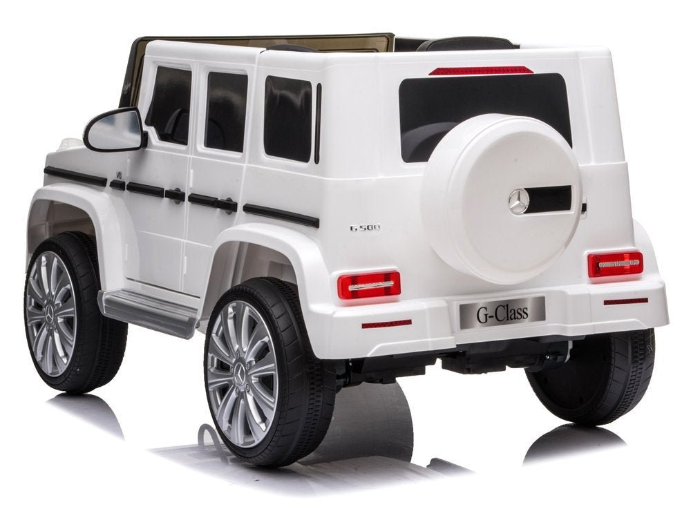 Elektrické auto na akumulátor Mercedes G500 s dálkovým ovládáním bílé