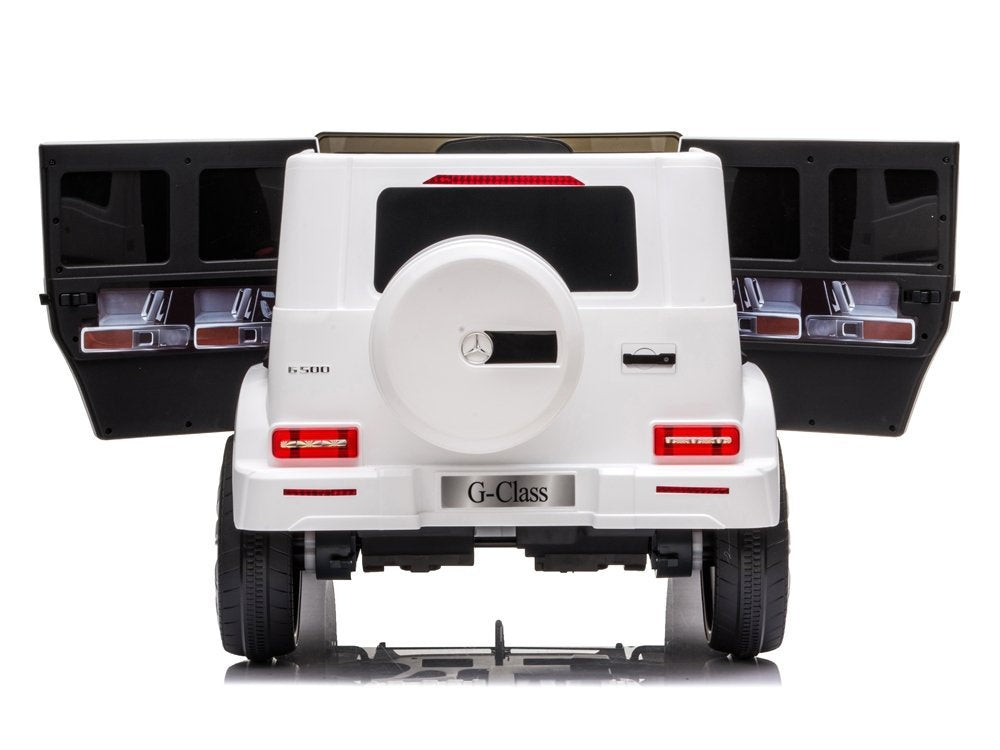Elektrické auto na akumulátor Mercedes G500 s dálkovým ovládáním bílé