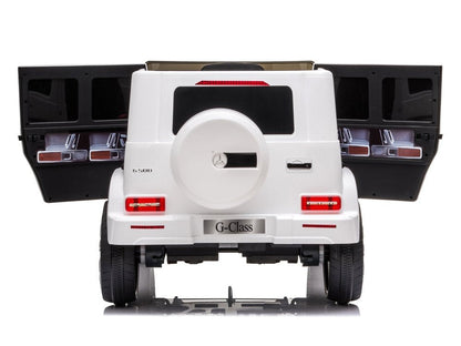 Elektrické auto na akumulátor Mercedes G500 s dálkovým ovládáním bílé