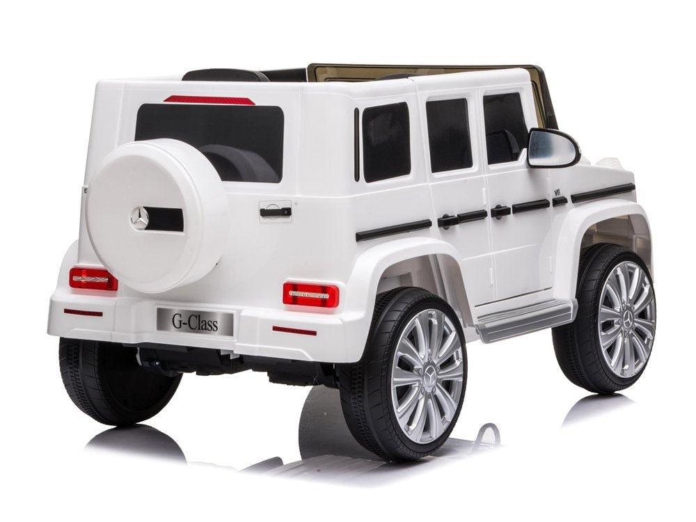 Elektrické auto na akumulátor Mercedes G500 s dálkovým ovládáním bílé