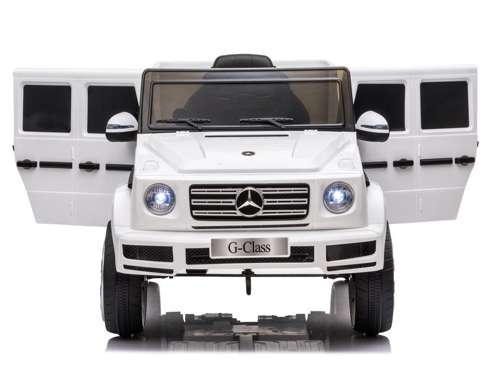 Elektrické auto na akumulátor Mercedes G500 s dálkovým ovládáním bílé