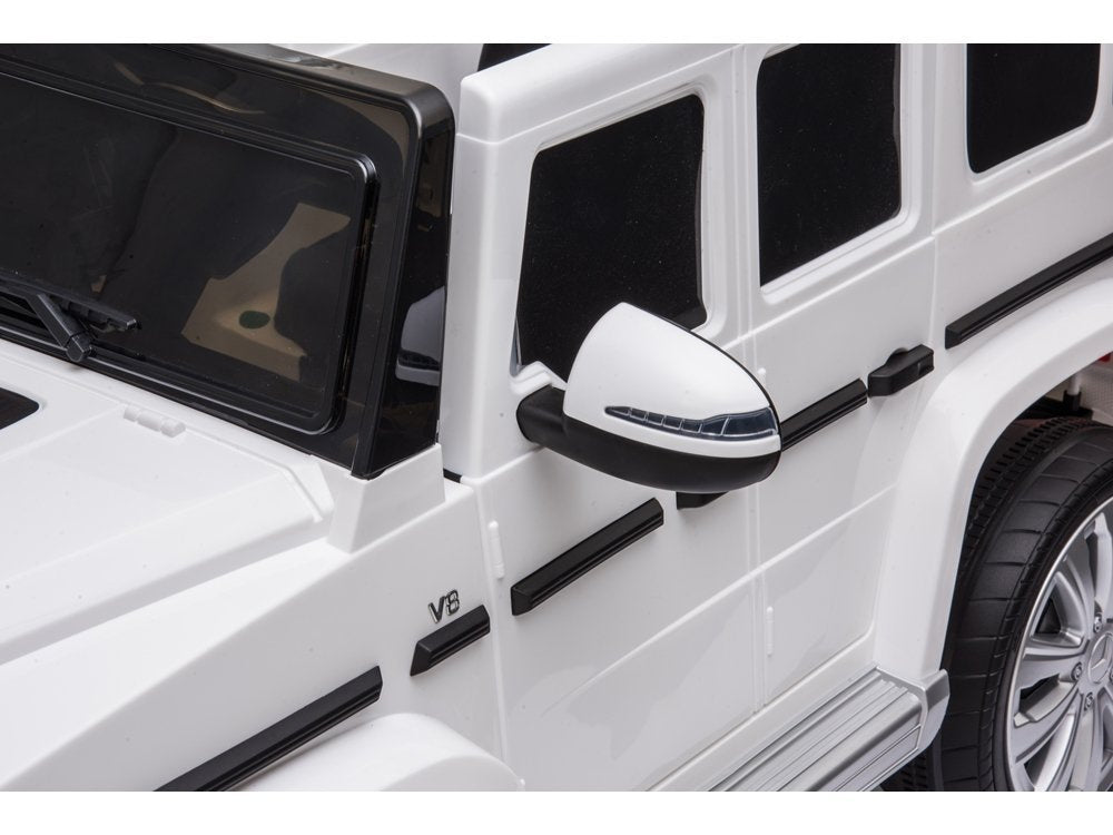 Elektrické auto na akumulátor Mercedes G500 s dálkovým ovládáním bílé
