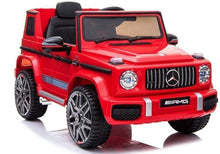 Elektrické auto na akumulátor Mercedes G63 AMG s dálkovým ovládáním červené