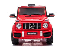 Elektrické auto na akumulátor Mercedes G63 AMG s dálkovým ovládáním červené