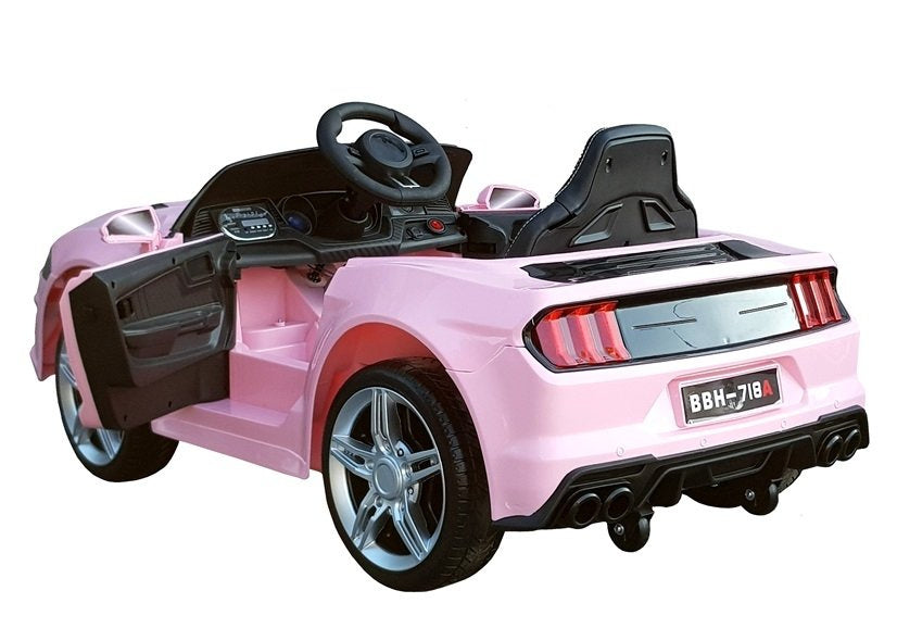 Elektrické auto na akumulátor s dálkovým ovládáním BBH 718A růžové