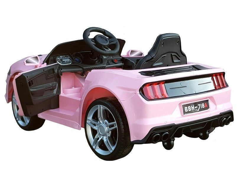 Elektrické auto na akumulátor s dálkovým ovládáním BBH 718A růžové