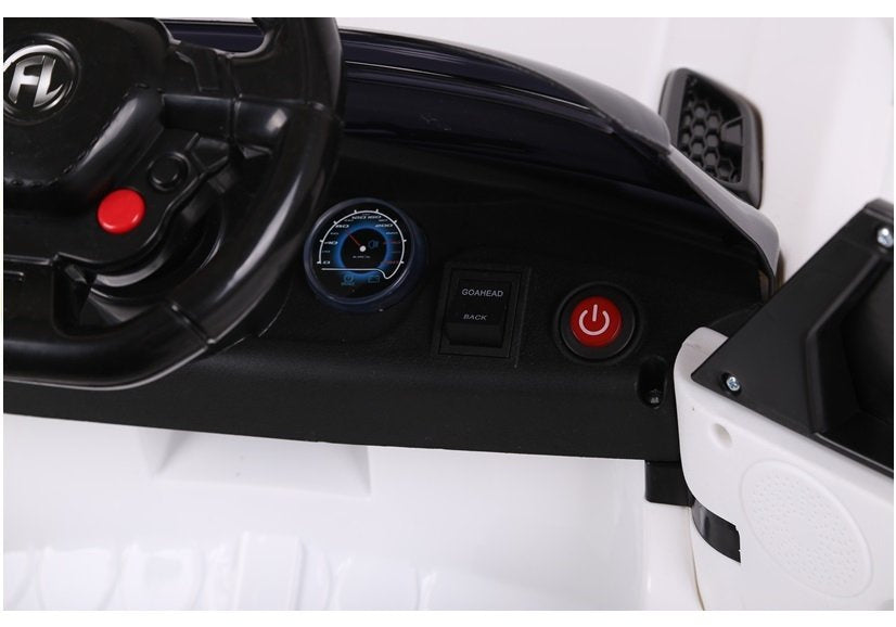 Elektrické auto na akumulátor s dálkovým ovládáním bílé