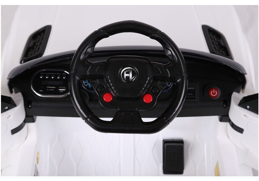 Elektrické auto na akumulátor s dálkovým ovládáním bílé