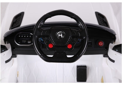 Elektrické auto na akumulátor s dálkovým ovládáním bílé