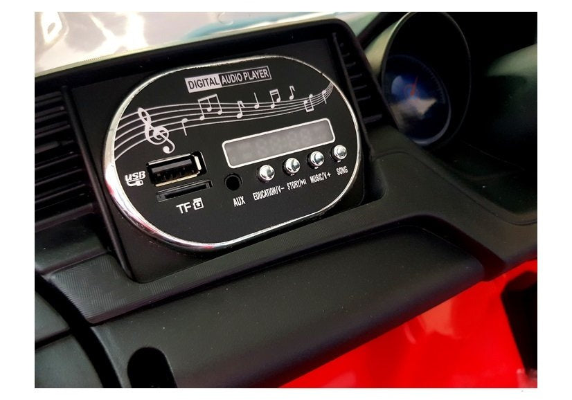 Elektrické auto na akumulátor s dálkovým ovládáním červené