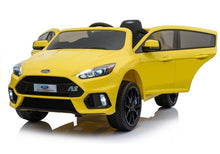 Elektrické auto na akumulátor s dálkovým ovládáním Ford Focus RS žluté