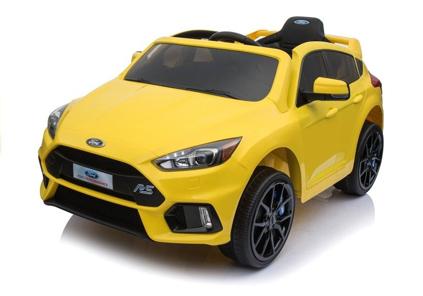 Elektrické auto na akumulátor s dálkovým ovládáním Ford Focus RS žluté