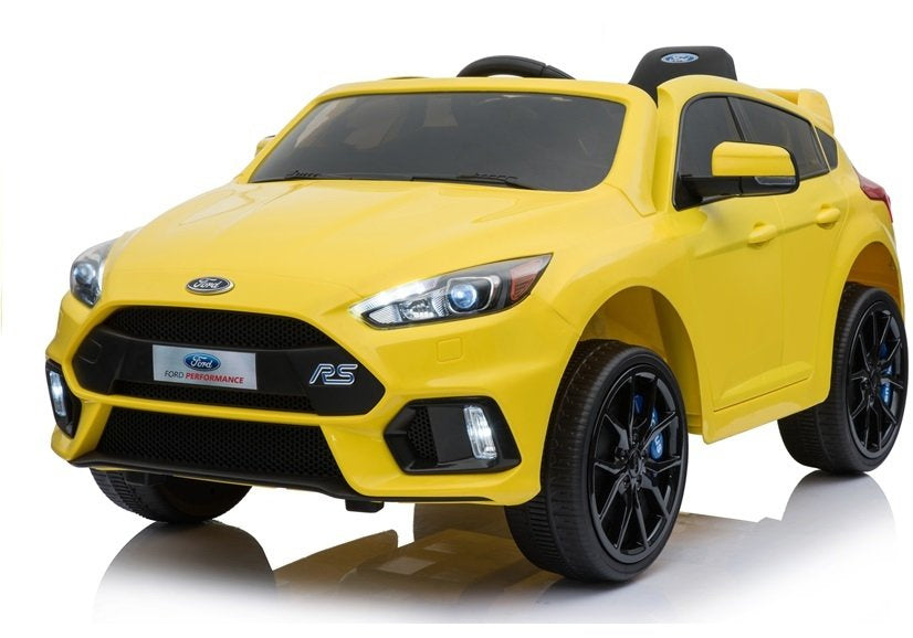 Elektrické auto na akumulátor s dálkovým ovládáním Ford Focus RS žluté