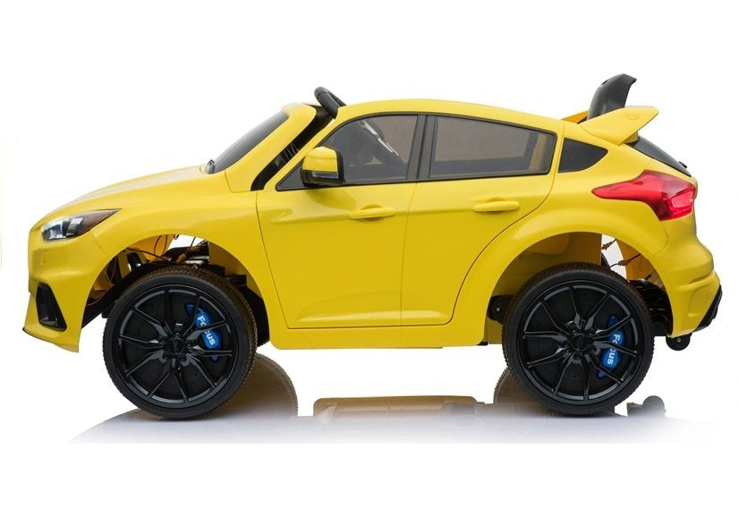 Elektrické auto na akumulátor s dálkovým ovládáním Ford Focus RS žluté