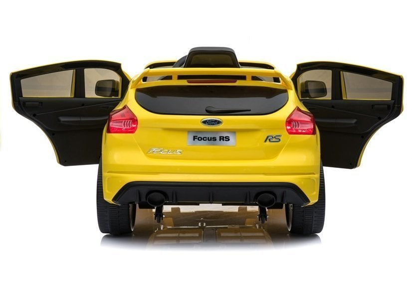 Elektrické auto na akumulátor s dálkovým ovládáním Ford Focus RS žluté
