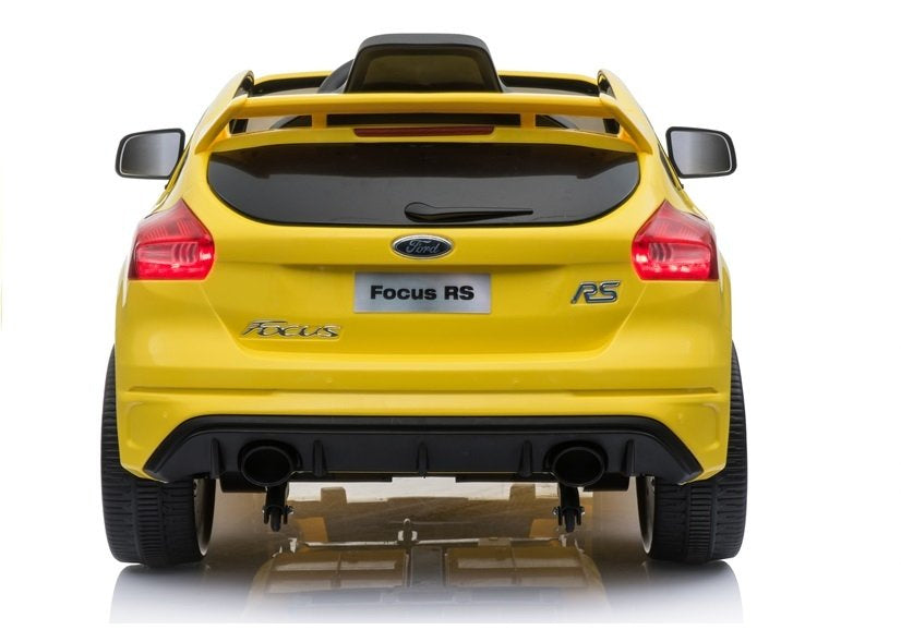 Elektrické auto na akumulátor s dálkovým ovládáním Ford Focus RS žluté