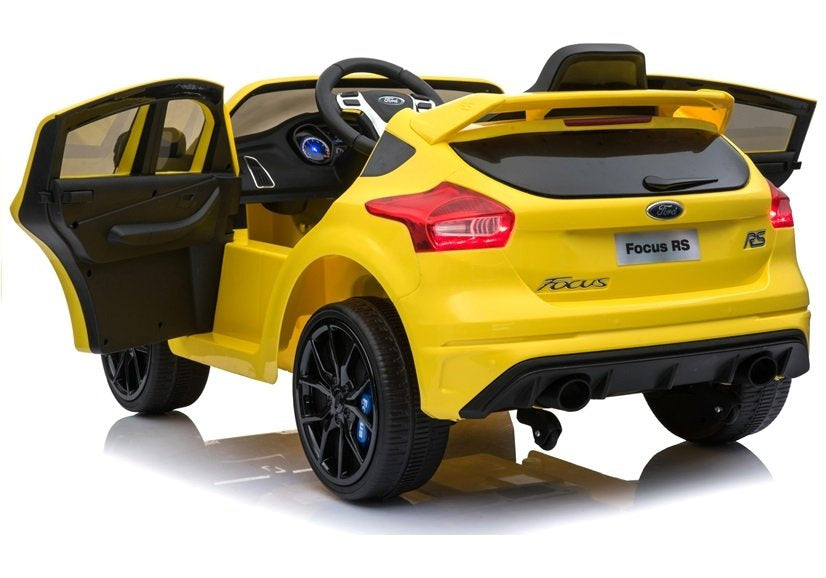 Elektrické auto na akumulátor s dálkovým ovládáním Ford Focus RS žluté