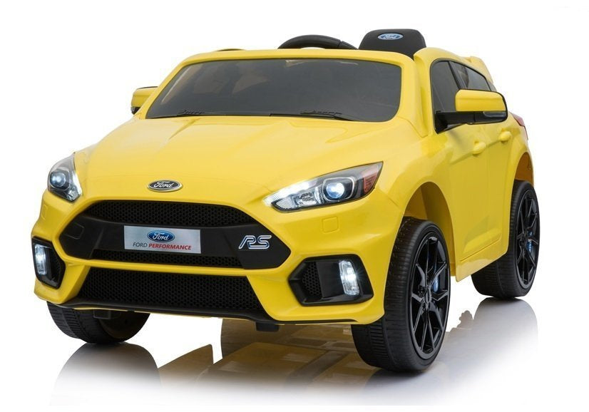 Elektrické auto na akumulátor s dálkovým ovládáním Ford Focus RS žluté