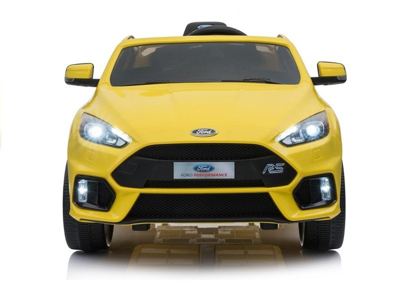 Elektrické auto na akumulátor s dálkovým ovládáním Ford Focus RS žluté